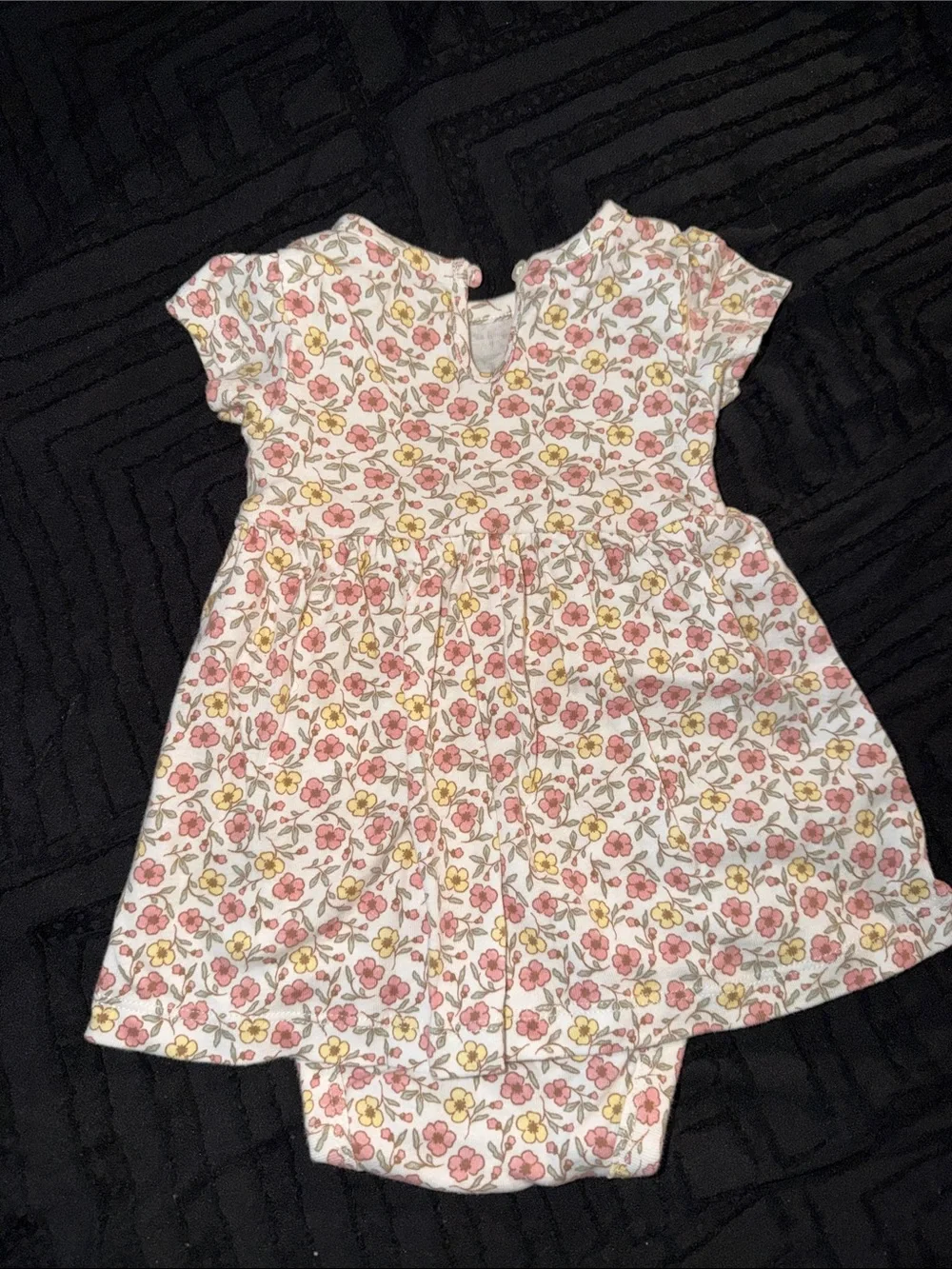 Carter's Floral Baby Dress in Pink, Yellow, Cream